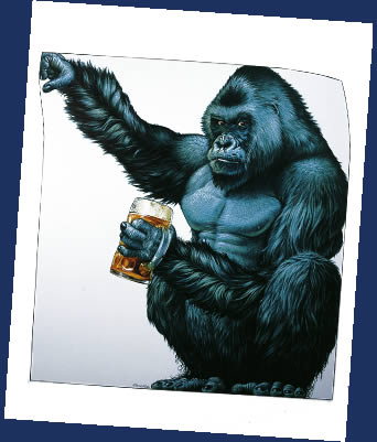 Gorilla von Alfons Kiefer