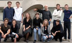 Studenten aus Basel und Alfons Kiefer