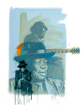 John Lee Hooker von Alfons Kiefer